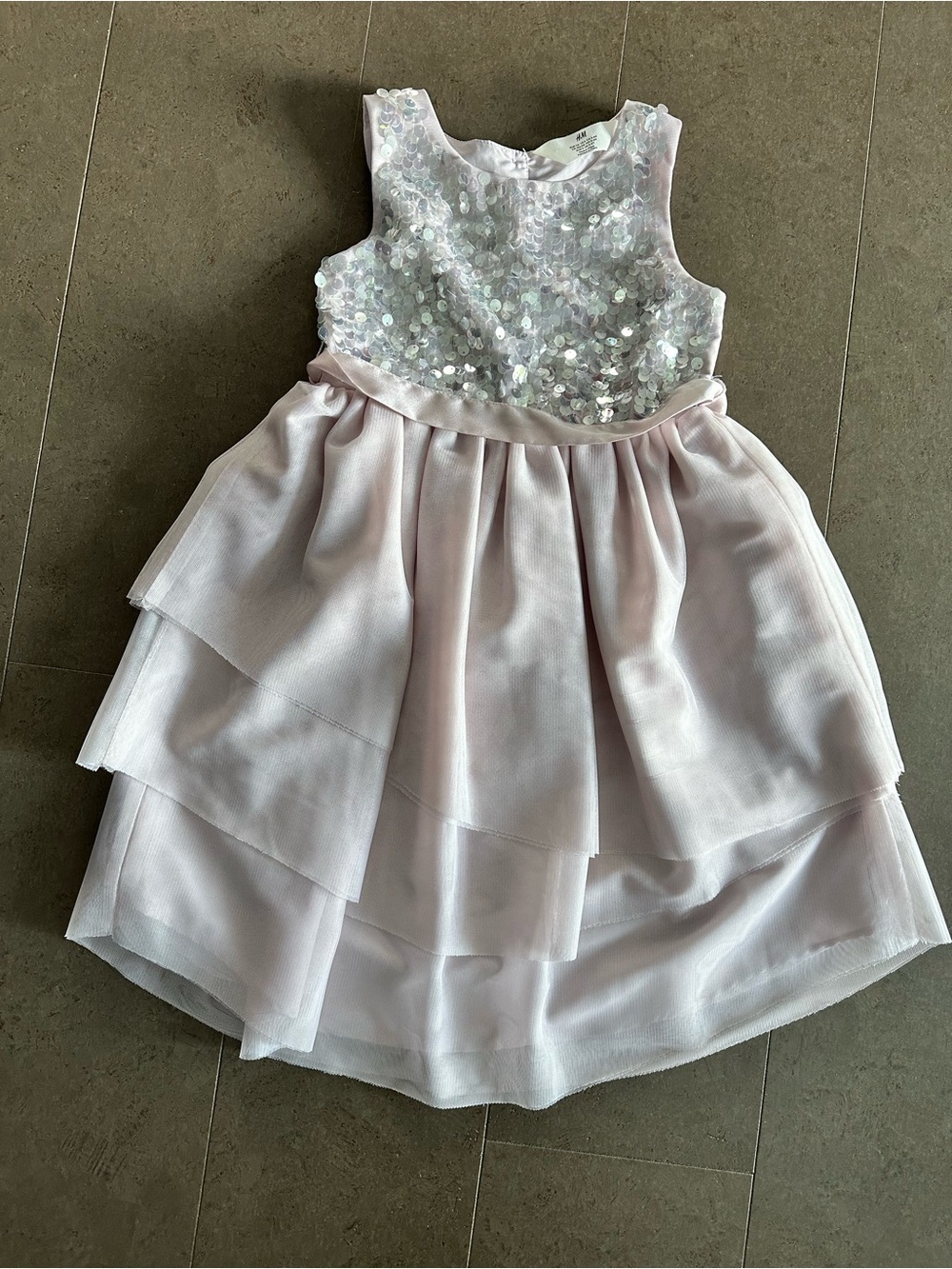 Blush Sequin Dress size 6